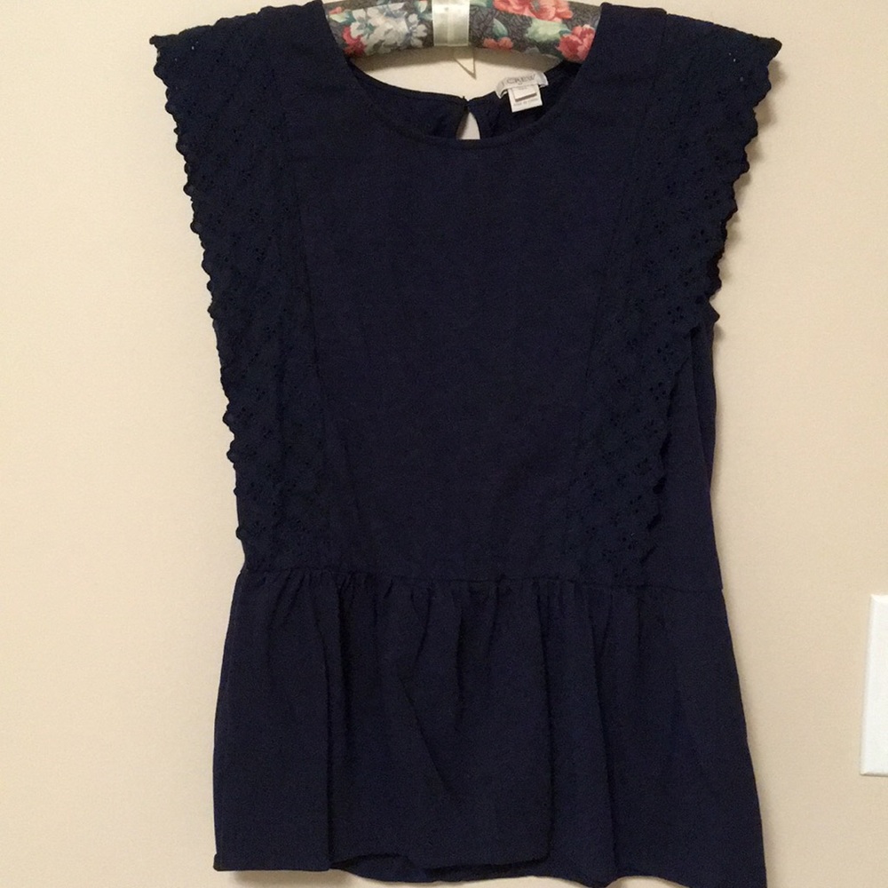 Jcrew Navy Sleeveless top